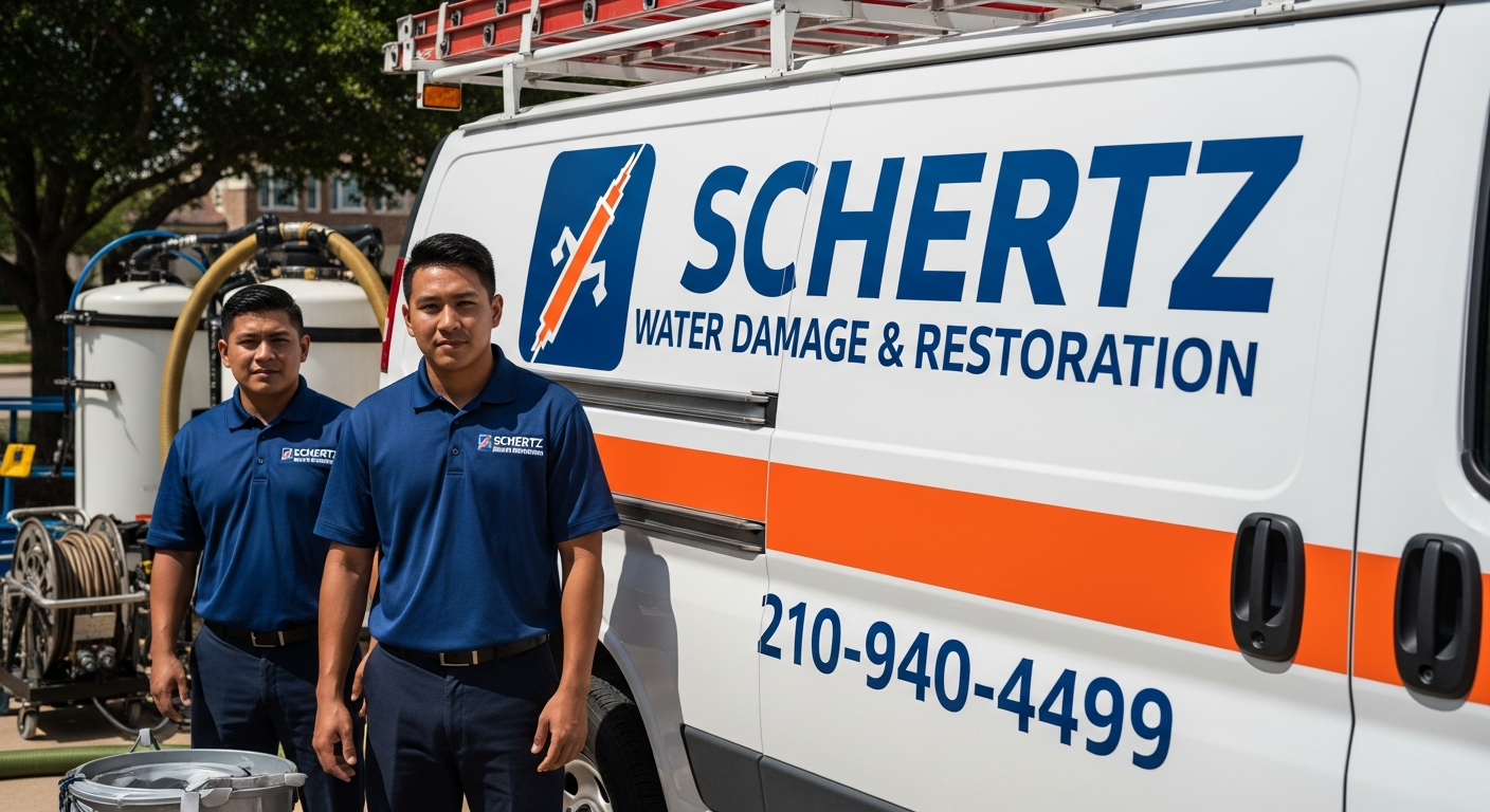 Schertz Water Damage Fleet Van